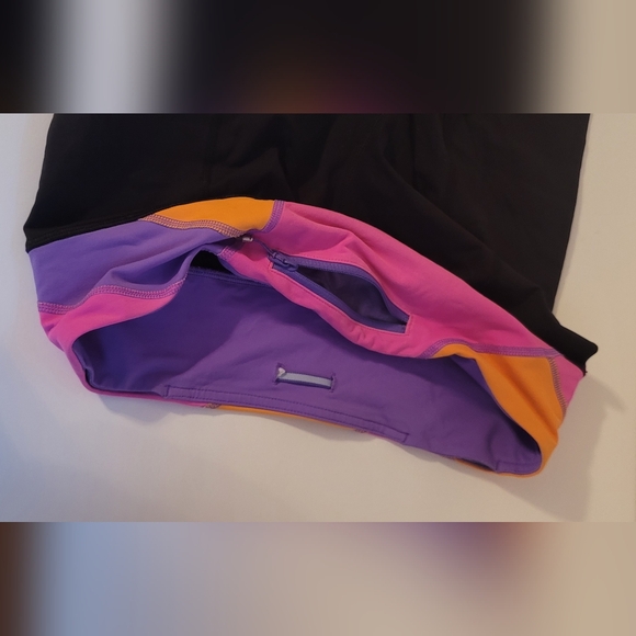 Lululemon Run: Inspire Crop II Black/Highlight Colorblock BUNDLE - Picture 5 of 10